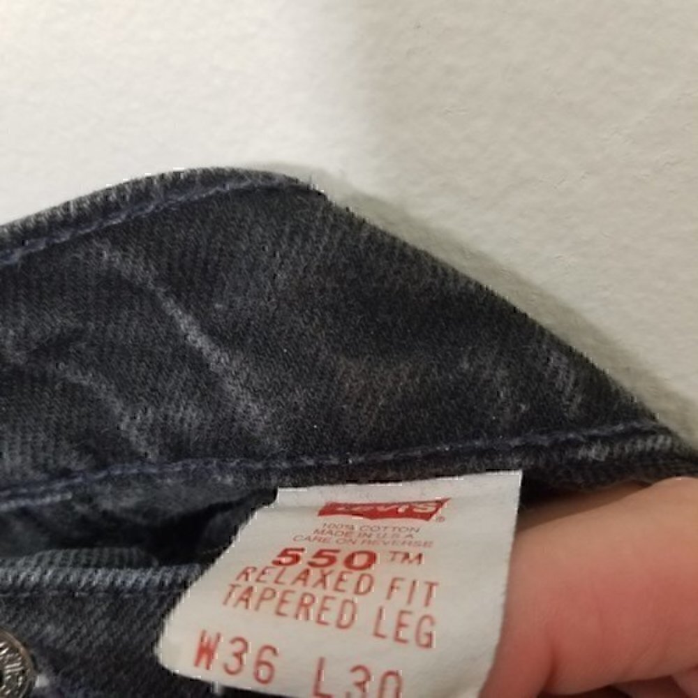 VTG Levi's Orange Tag 550 Relaxed Fit Tapered Leg Jeans Size 36X30 - Picture 5 of 5